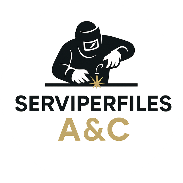 Serviperfiles A&C - Logo del taller de ornamentación y servicio de dobladora, fabricación y doblado de perfiles en Samacá, Boyacá, Colombia